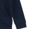 Kids’ logo-print zip-up hoodie in a cotton blend