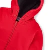 Kids’ logo-print zip-up hoodie in a cotton blend