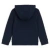 Kids’ logo-print zip-up hoodie in a cotton blend