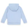 Kids’ logo-print zip-up hoodie in a cotton blend