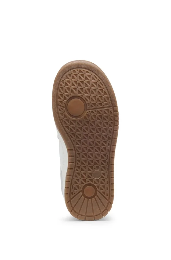 Kids’ logo sneakers in nappa leather and canvas Kids’ logo sneakers in nappa leather and canvas