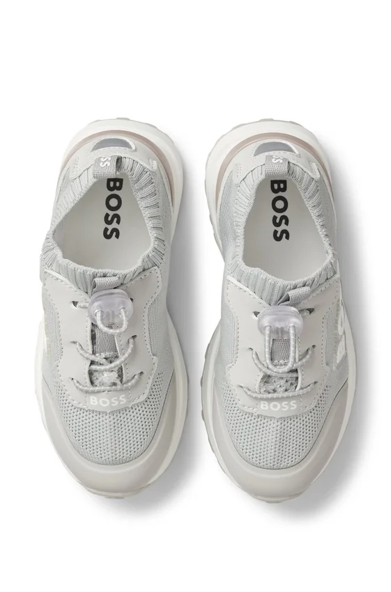 Kids’ logo sneakers with knit uppers Kids’ logo sneakers with knit uppers