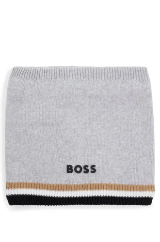 Kids’ logo snood with faux-fur lining Kids’ logo snood with faux-fur lining