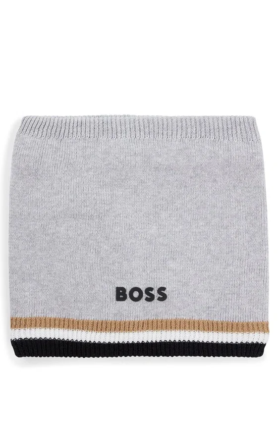 Kids’ logo snood with faux-fur lining Kids’ logo snood with faux-fur lining