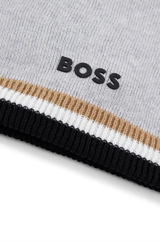 Kids’ logo snood with faux-fur lining Kids’ logo snood with faux-fur lining