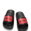 Kids’ logo-strap slides in PVC