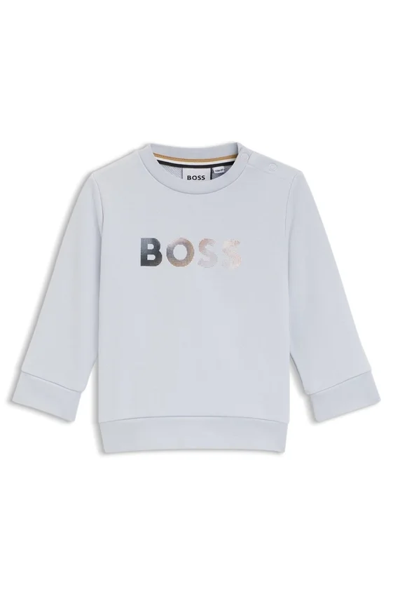 Kids’ logo sweatshirt in cotton-blend terry Kids’ logo sweatshirt in cotton-blend terry