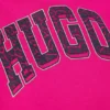 Kids’ long hoodie with varsity-style logo Kids’ long hoodie with varsity-style logo