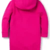 Kids’ long hoodie with varsity-style logo Kids’ long hoodie with varsity-style logo