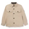 Kids’ long-sleeved brushed-cotton shirt with logo badge Kids’ long-sleeved brushed-cotton shirt with logo badge