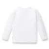 Kids’ long-sleeved cotton T-shirt with Double B monogram