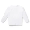 Kids’ long-sleeved cotton T-shirt with glitter-effect logo Kids’ long-sleeved cotton T-shirt with glitter-effect logo