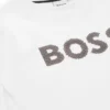 Kids’ long-sleeved cotton T-shirt with silicone-dot logo