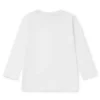 Kids’ long-sleeved cotton T-shirt with silicone-dot logo