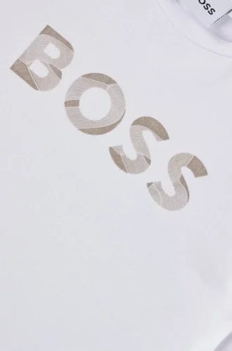 Kids’ long-sleeved T-shirt with signature-stripe details