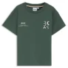 Kids’ loose-fit cotton T-shirt with logo artwork