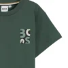 Kids’ loose-fit cotton T-shirt with logo artwork