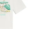 Kids’ loose-fit cotton T-shirt with sports graphic