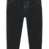 Kids’ loose-fit jeans in black denim