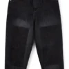 Kids’ loose-fit jeans in black denim