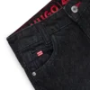 Kids’ loose-fit jeans in black denim