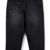 Kids’ loose-fit jeans in black denim