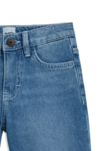 Kids’ loose-fit jeans in blue denim
