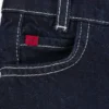 Kids’ loose-fit jeans in blue rinse-washed denim