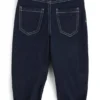 Kids’ loose-fit jeans in blue rinse-washed denim