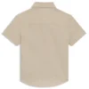 Kids’ loose-fit shirt in linen and cotton
