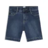 Kids’ loose-fit shorts in blue cotton denim Kids’ loose-fit shorts in blue cotton denim