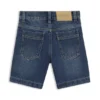 Kids’ loose-fit shorts in blue cotton denim Kids’ loose-fit shorts in blue cotton denim