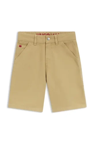 Kids’ loose-fit shorts in stretch cotton