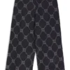 Kids’ loose-fit tracksuit bottoms with stacked-logo print Kids’ loose-fit tracksuit bottoms with stacked-logo print