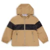 Kids’ monogram-band windbreaker with waterproof finish Kids’ monogram-band windbreaker with waterproof finish