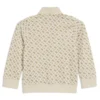 Kids’ monogram-print jacket with zip front