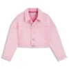 Kids’ overdyed jacket in stretch-cotton denim Kids’ overdyed jacket in stretch-cotton denim