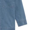 Kids’ overshirt in blue cotton denim
