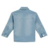 Kids’ overshirt in blue denim