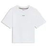 Kids’ oversized-fit cotton T-shirt with back logo graphic