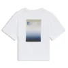 Kids’ oversized-fit cotton T-shirt with back logo graphic