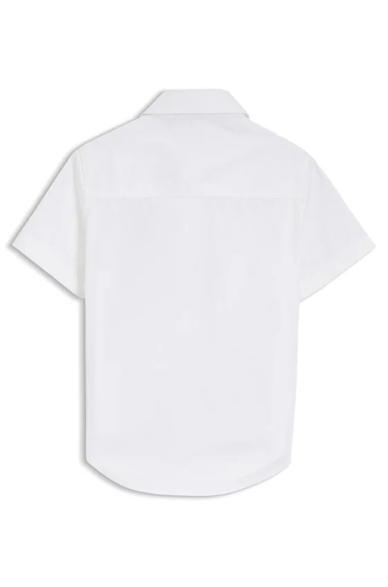 Kids’ Oxford cotton shirt with embroidered logo Kids’ Oxford cotton shirt with embroidered logo