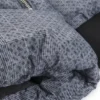 Kids’ padded jacket with all-over checks and monograms