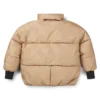 Kids’ padded jacket with all-over monograms