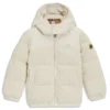 Kids’ padded jacket with corduroy details Kids’ padded jacket with corduroy details