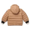 Kids’ padded jacket with rubber-effect logo badge