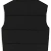 Kids’ padded vest with red logo badge