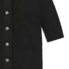 Kids’ parka jacket with logo label