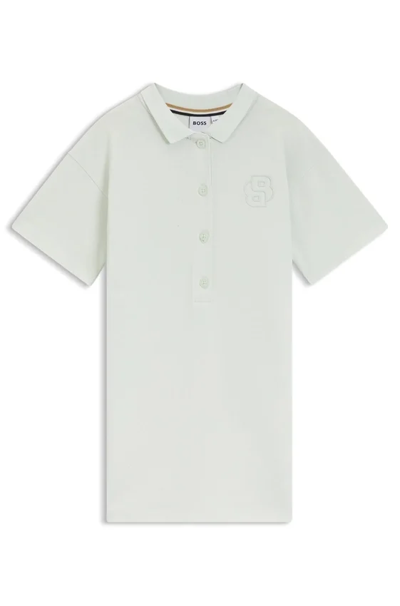 Kids’ polo dress in stretch-cotton piqué Kids’ polo dress in stretch-cotton piqué