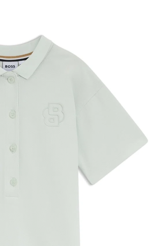 Kids’ polo dress in stretch-cotton piqué Kids’ polo dress in stretch-cotton piqué